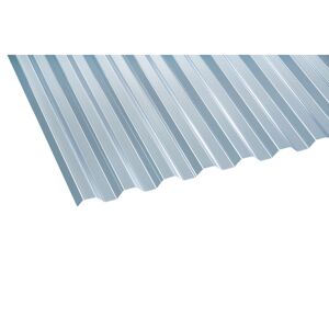 PVC-Wellplatte 'Trapez 70/18' klar 90 x 200 x 0,07 cm