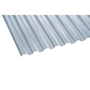 PVC-Wellplatte 'Trapez 70/18' klar 200 x 90 x 0,07 cm