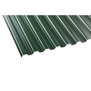 PVC-Wellplatte 'Trapez 70/18' grün 90 x 200 x 0,12 cm