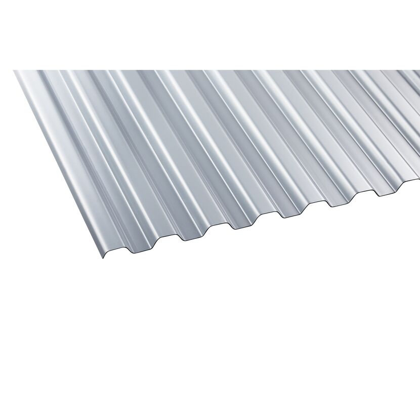 PVC-Wellplatte 'Trapez 70/18' grau 200 x 90 x 0,12 cm