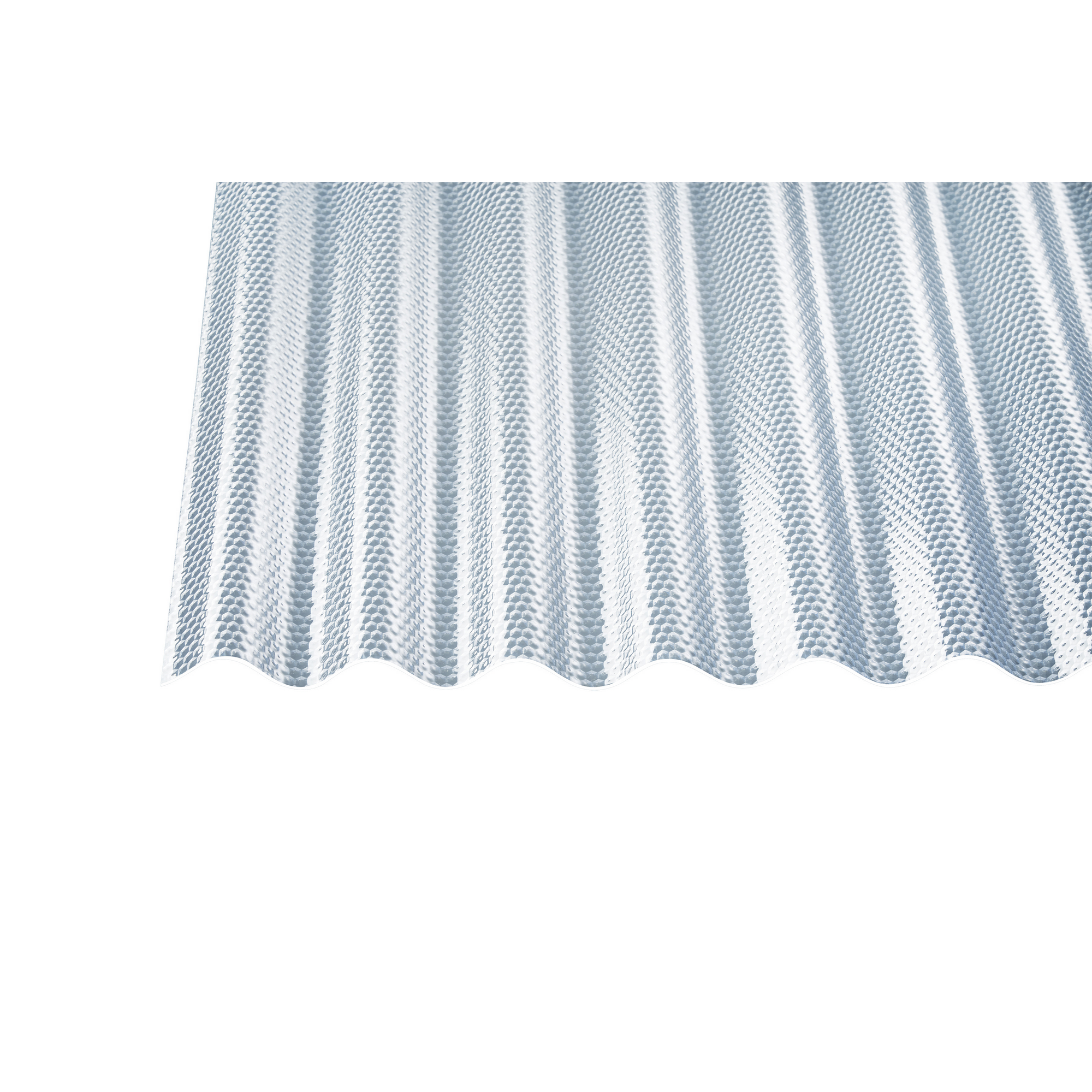 PVC-Wellplatte 'Prisma 76/18' klar 200 x 90 x 0,25 cm + product picture