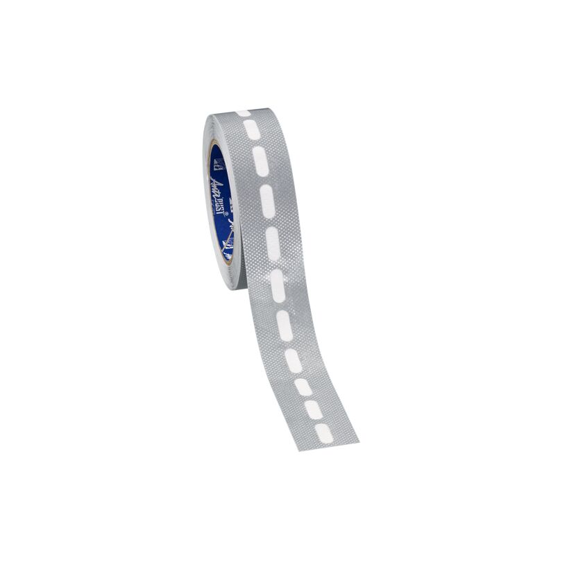Kantenverschlussband mit Membrane silber 750 x 3,7 cm für 10 mm Stegplatten