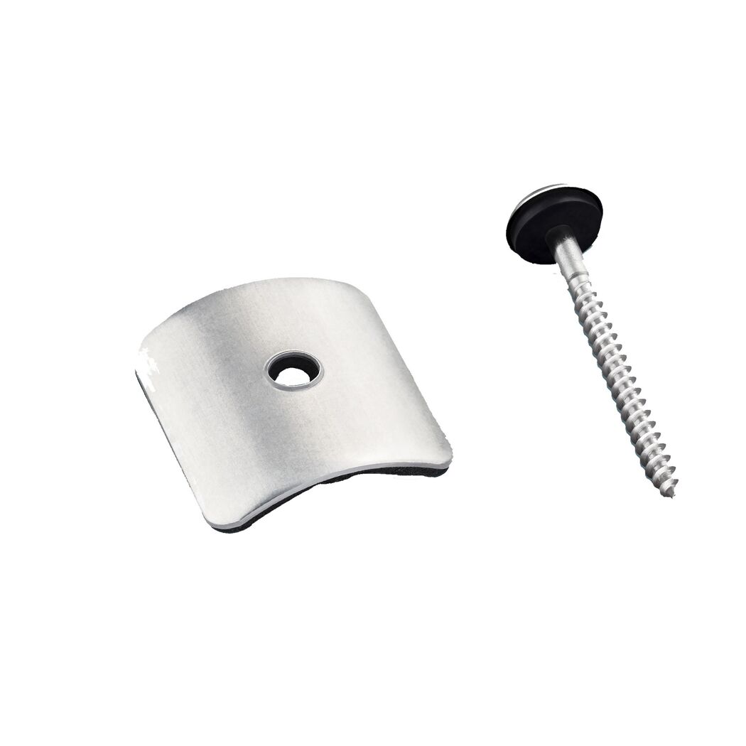 Kalotten 'Sinus 76/18' Aluminium 20 Stück, inklusive V2A Schrauben