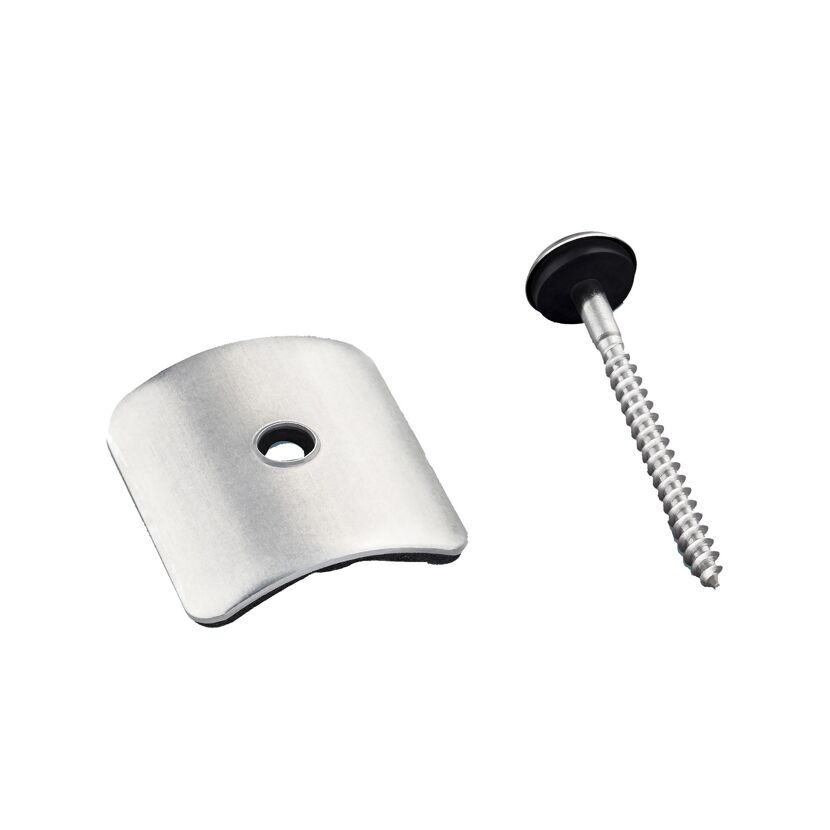 Kalotten 'Sinus 76/18' Aluminium 50 Stück, inklusive V2A Schrauben