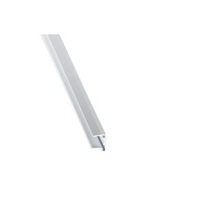 Alu-U-Abschlussprofil weiß 98 x 2 x 1,8 cm mit Tropfnase