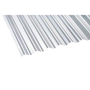 PVC-Wellplatte 'Sinus 76/18' klar 120 x 80 x 0,06 cm