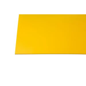 Kunststoffplatte 'Hobbycolor' gelb 50 x 25 x 0,3 cm