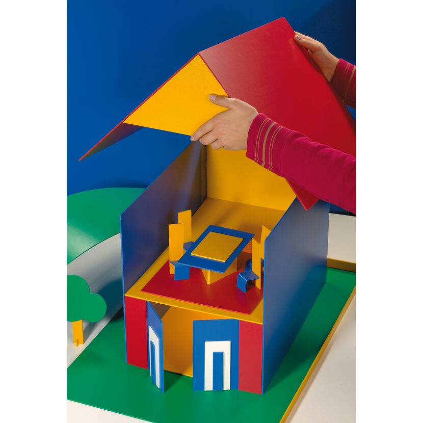 Kunststoffplatte 'Hobbycolor' gelb 25 x 50 x 0,3 cm