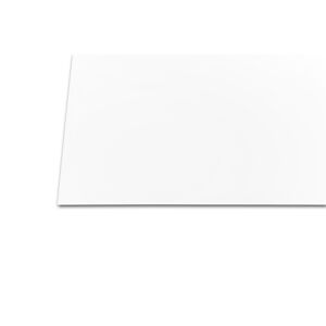 Kunststoffplatte 'Hobbycolor' weiß 50 x 25 x 0,3 cm