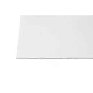Kunststoffplatte 'Hobbycolor' weiß 50 x 50 x 0,3 cm