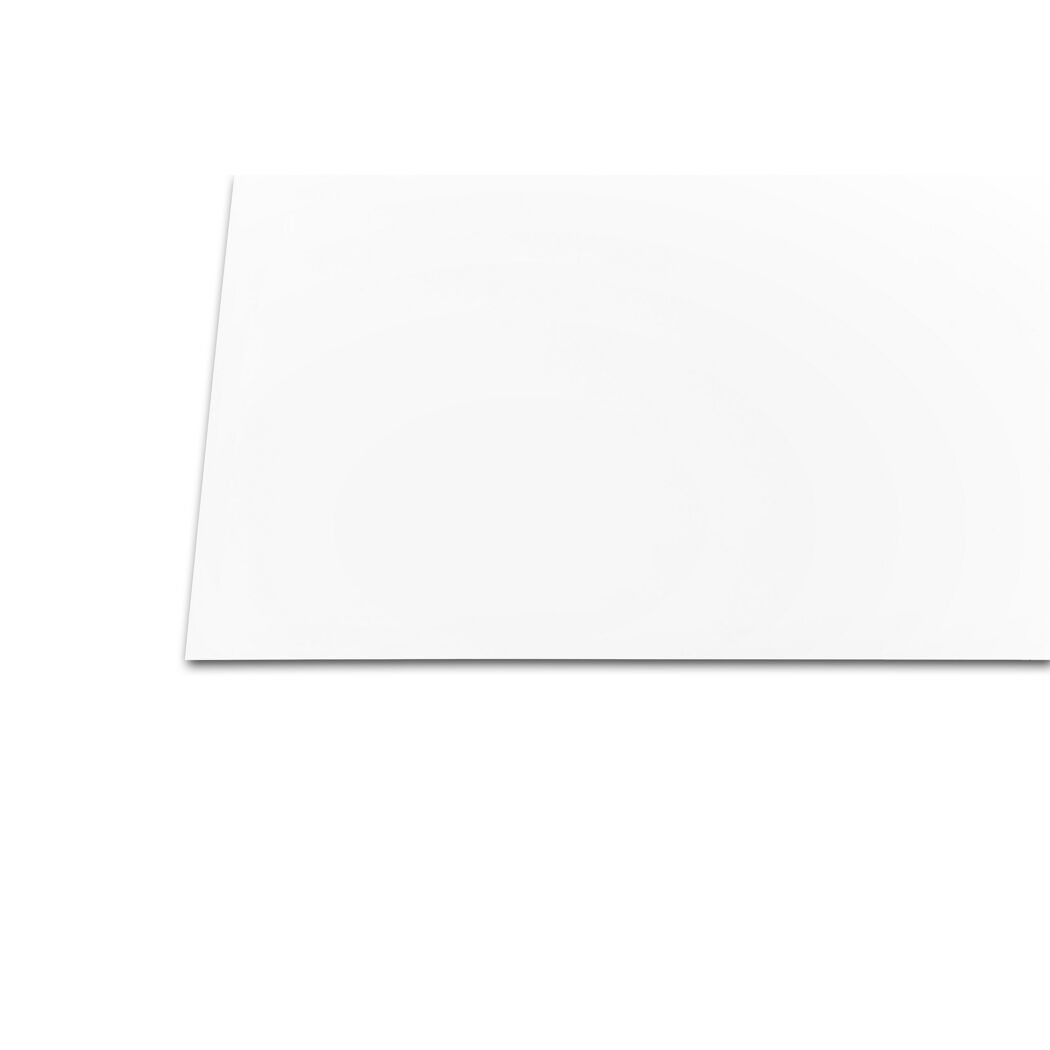 Weiße PVC Platte