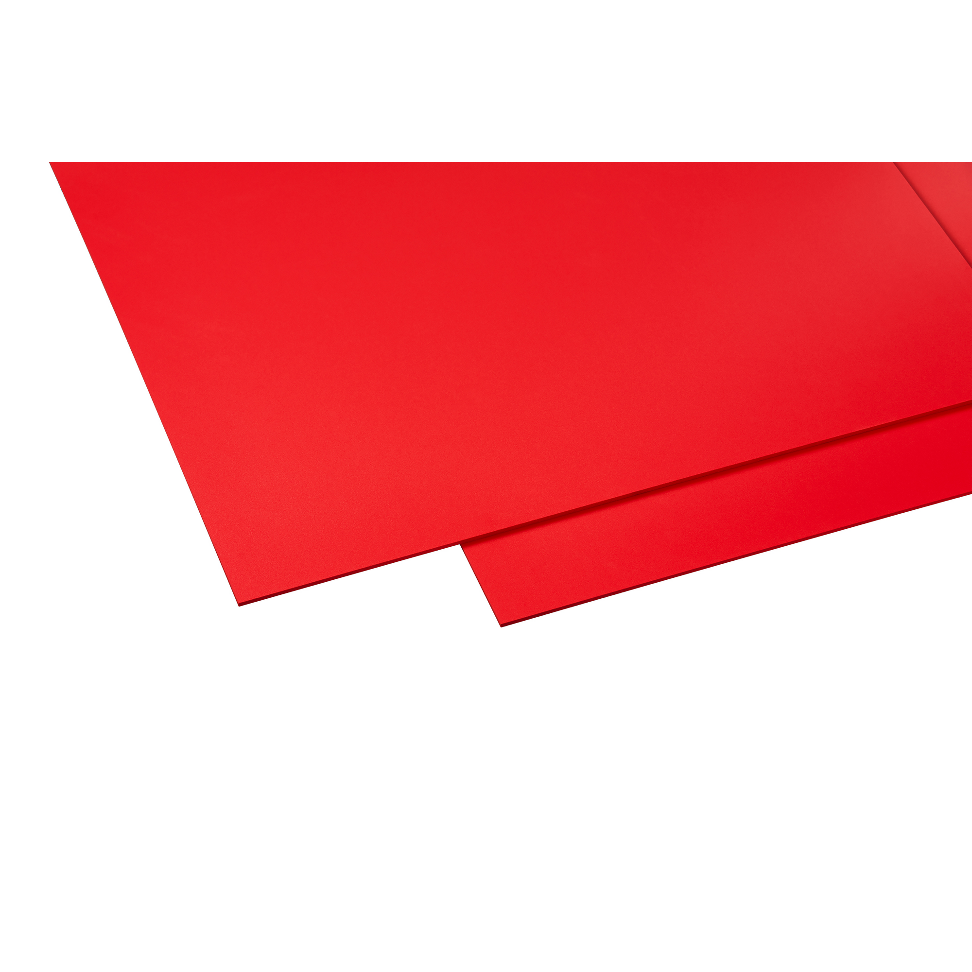 Kunststoffplatte 'Hobbycolor' rot 150 x 50 x 0,3 cm + product picture