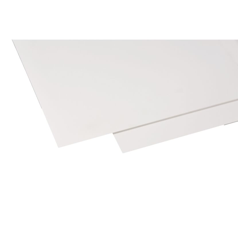 Weiße PVC-Platte