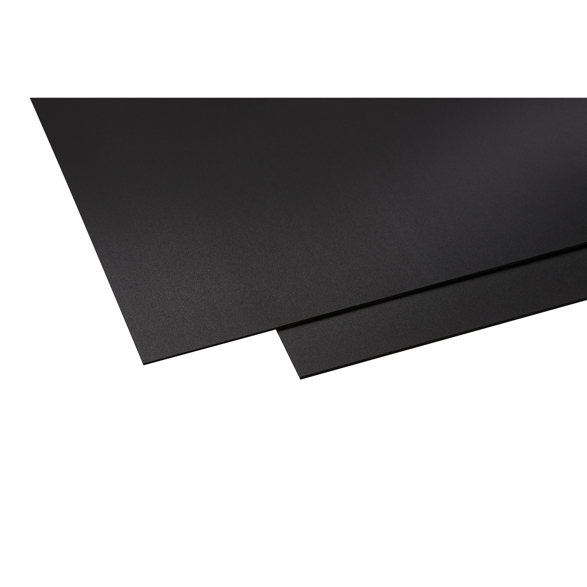 Kunststoffplatte 'Hobbycolor' schwarz 150 x 50 x 0,3 cm
