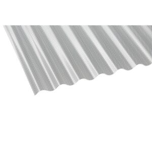 Acryl-Wellplatte 'Wabe 76/18' klar 104,5 x 250 x 0,3 cm