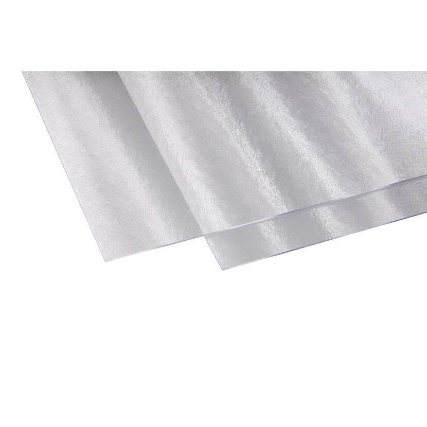 Polystyrolplatte 'Cincilla' klar 50 x 100 x 0,25 cm