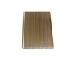 PVC-Hohlkammerpaneel bronzefarben 200 x 20 x 1,6 cm