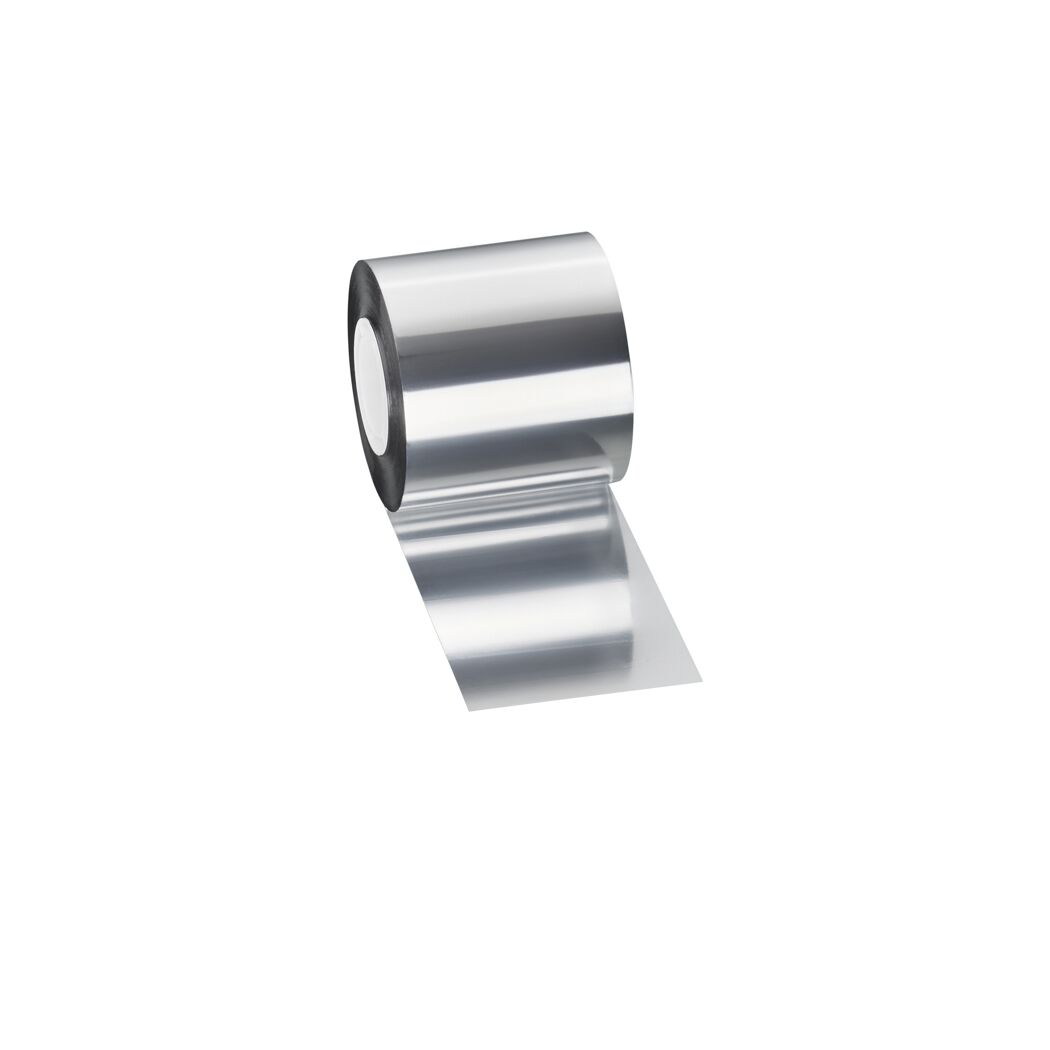 Silbernes Klebeband auf Rolle