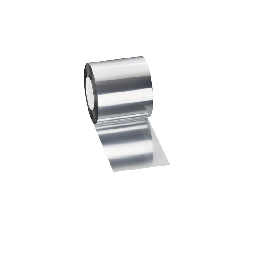 Silbernes Klebeband auf Rolle