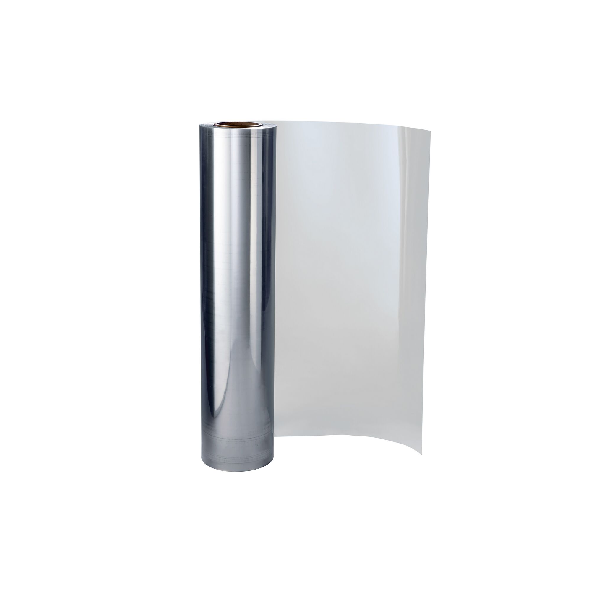 Rolle mit transparenter Verglasungsfolie