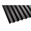 Verkleinertes Bild von Shelltec-Wellplatte 'Sinus 95/34' schwarz 200 x 95 x 0,4 cm