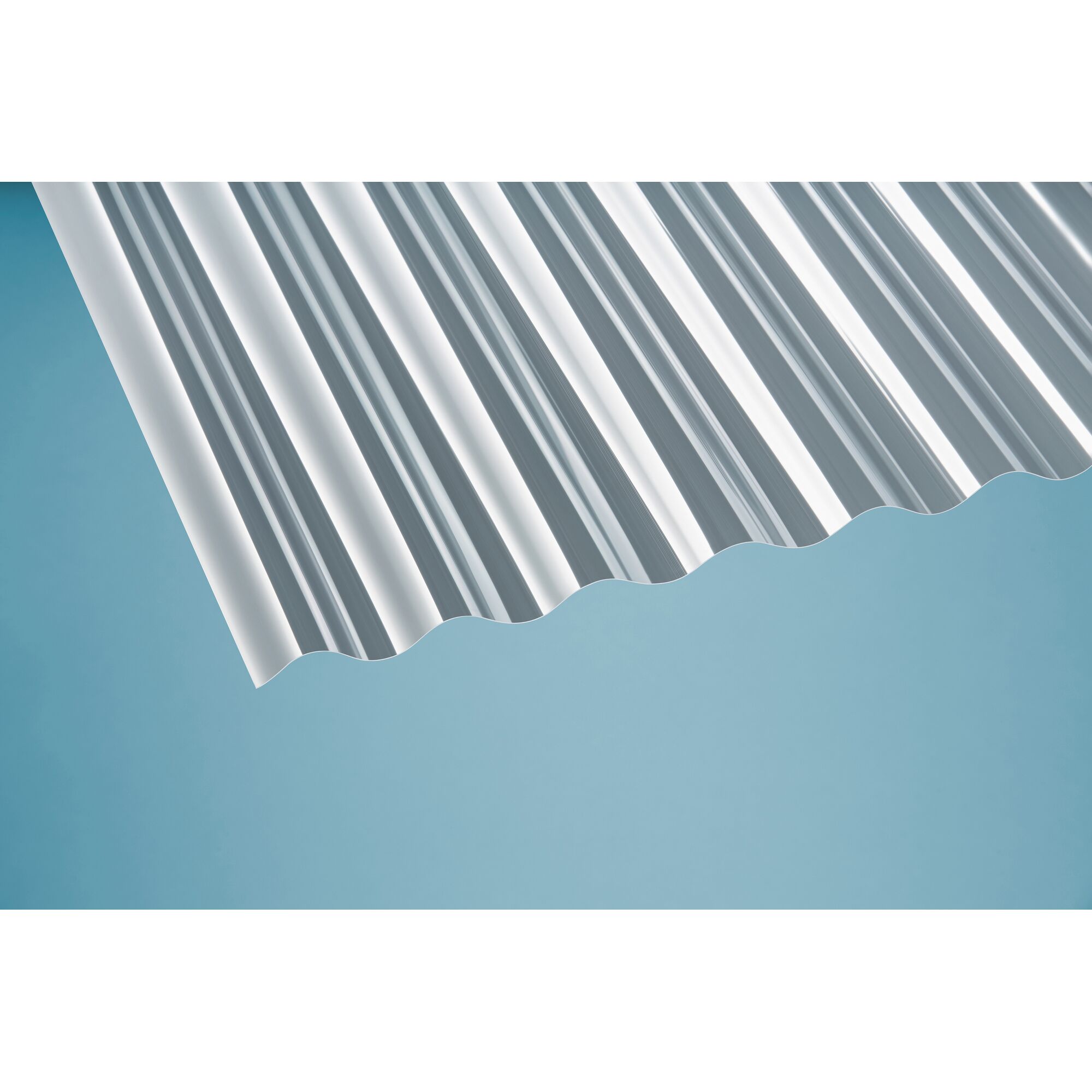 Wellplatte Sinus 250 x 90 cm klar