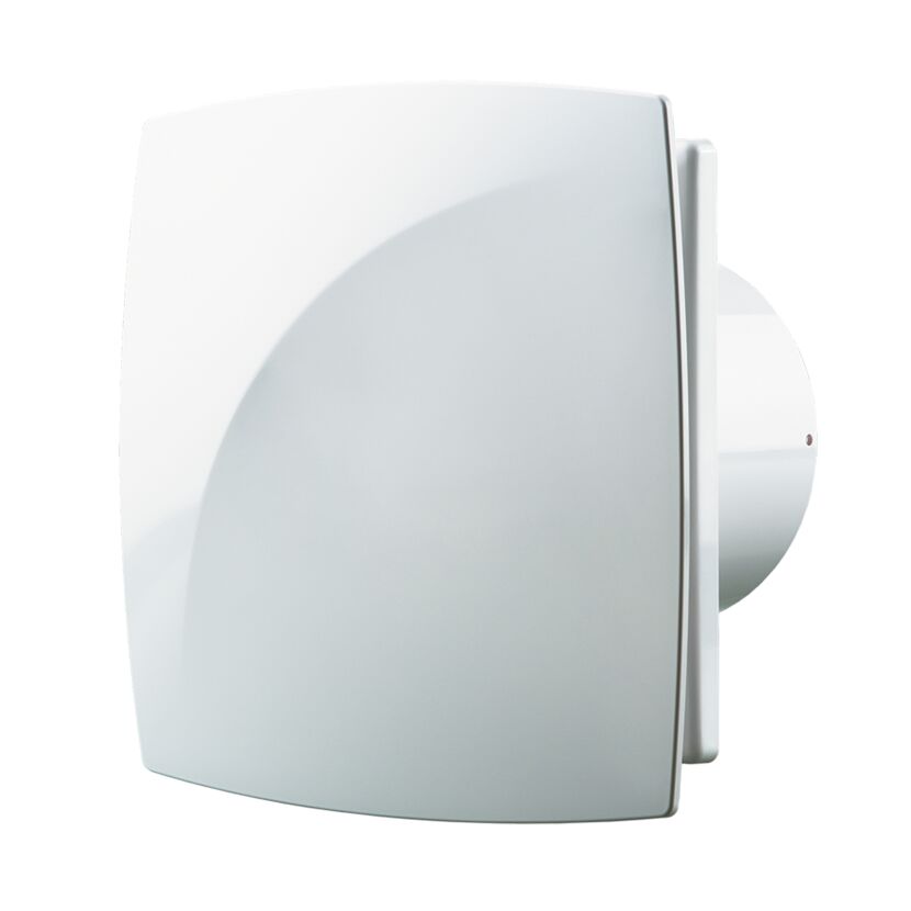 Axialventilator 'WDNL M100' Ø 100 mm mit Nachlauf