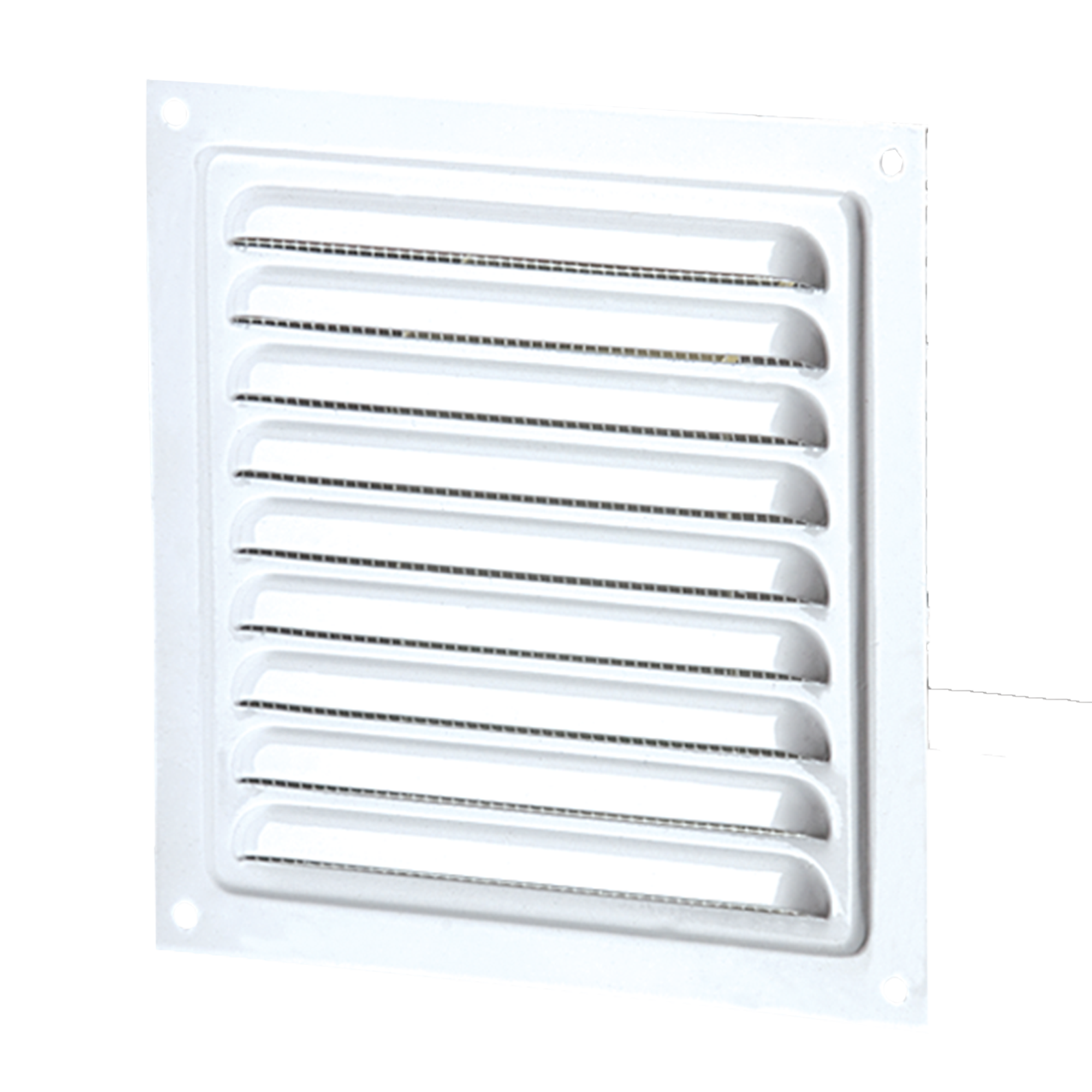 Lüftungsgitter Aluminium 250 x 250 mm weiß