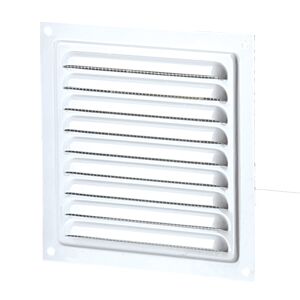 Lüftungsgitter Aluminium 250 x 250 mm weiß