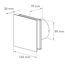 Axialventilator Glas 'WDNLF D100' Ø 100 mm mit Nachlauf und Feuchtesensor