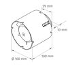 Einschubventilator 'E100' Ø 100 mm