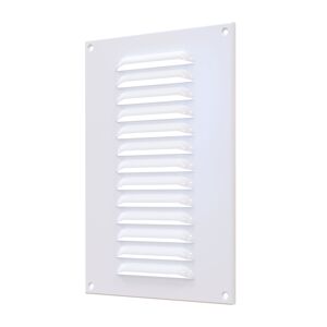 Lüftungsgitter Aluminium 150 x 215 mm weiß