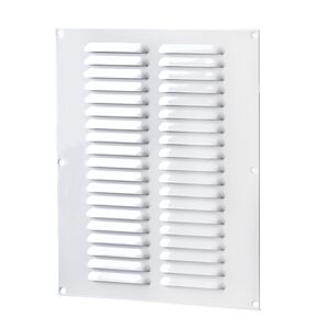 Lüftungsgitter Aluminium 245 x 195 mm weiß, 2-teilig