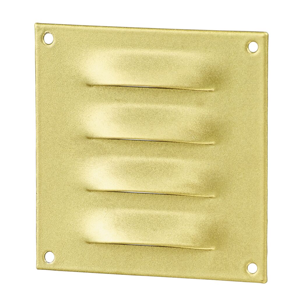 Lüftungsgitter Aluminium Ø 70 mm goldfarben
