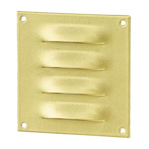 Lüftungsgitter Aluminium Ø 70 mm goldfarben