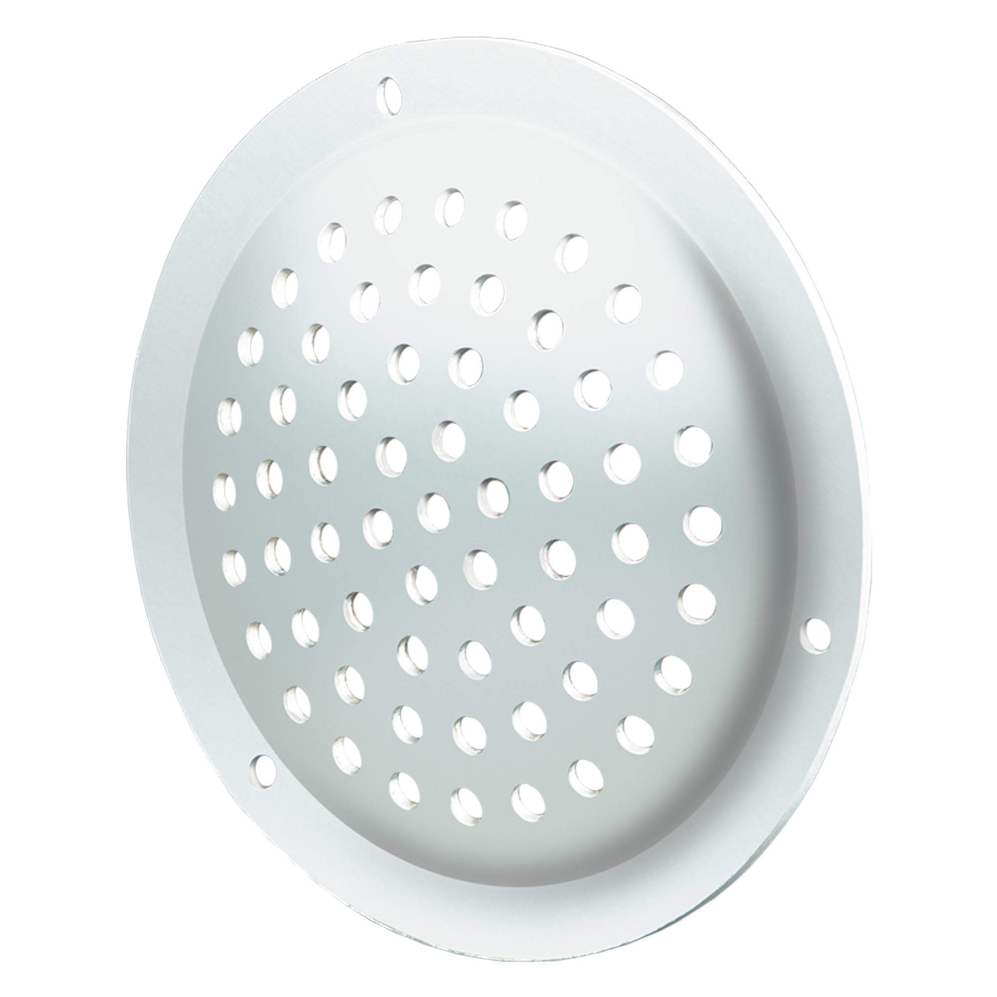 Lüftungsgitter Aluminium Ø 50 mm weiß