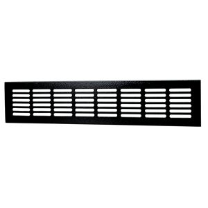 Lüftungsgitter Aluminium 400 x 80 mm schwarz