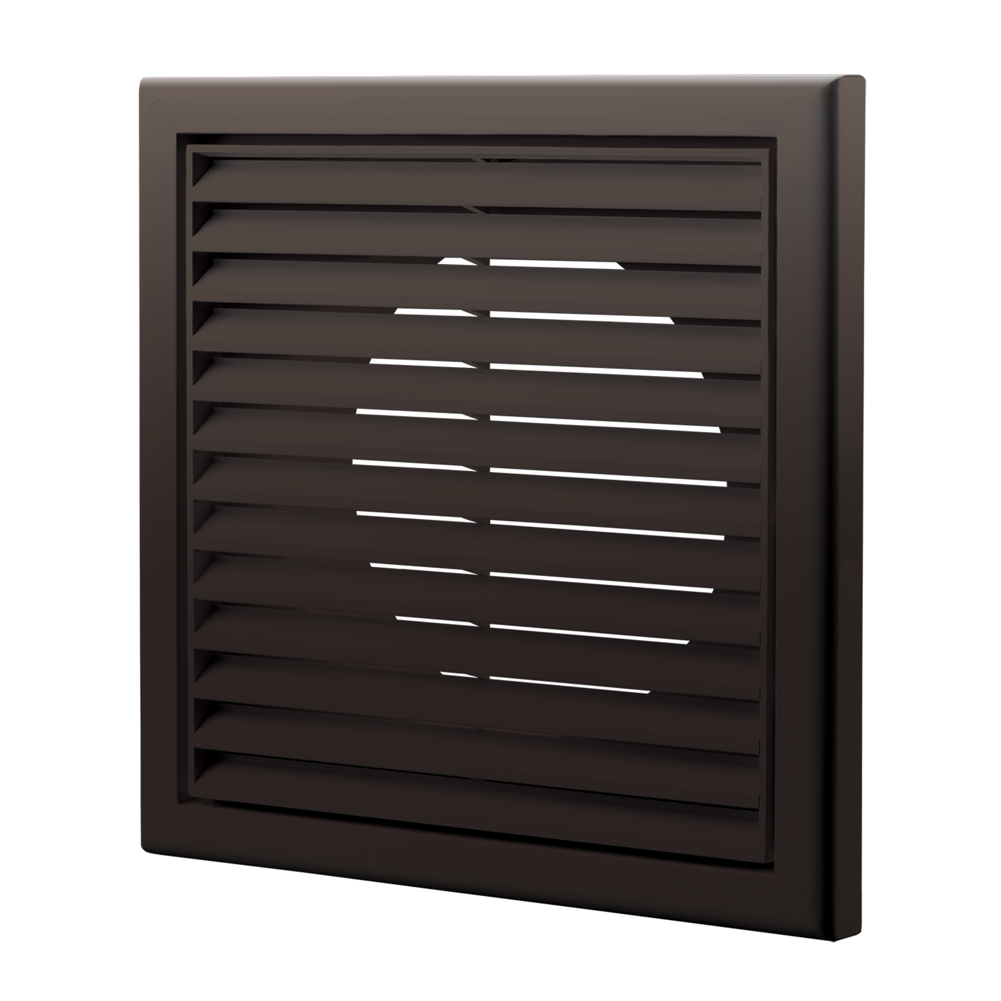 Lüftungsgitter Ø 100 mm braun, mit Insektenschutzgitter