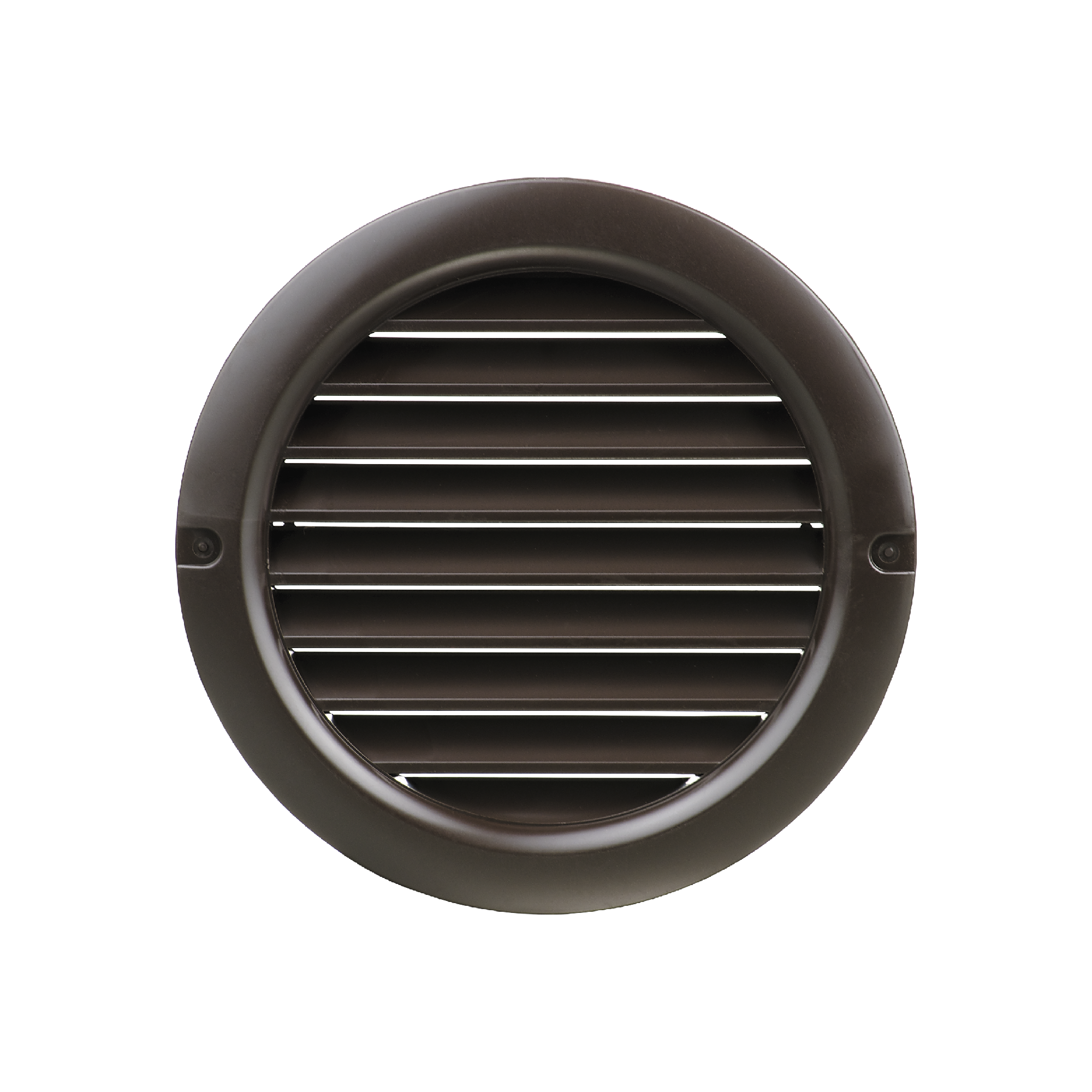 Lüftungsgitter Ø 100 mm braun, mit Insektenschutzgitter