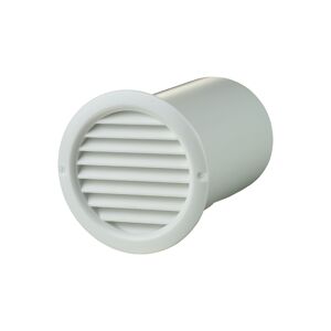 Lüftungsgitterkombi Ø 100 mm weiß, mit Insektenschutzgitter