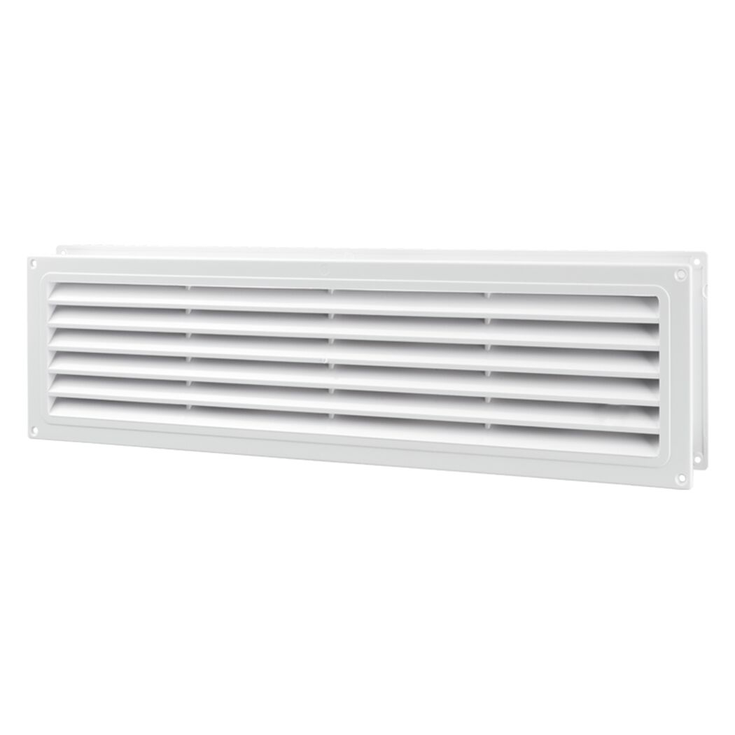 Möbelgitter 242 x 64 mm weiß, 2-teilig