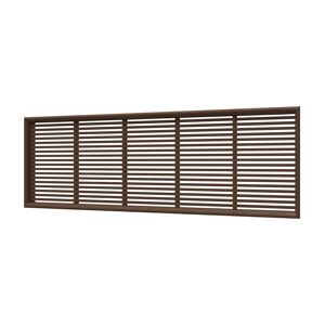 Möbelgitter 242 x 64 mm braun, 2-teilig