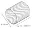 Flexible Luftleitung Ø 150 x 590-2500 mm