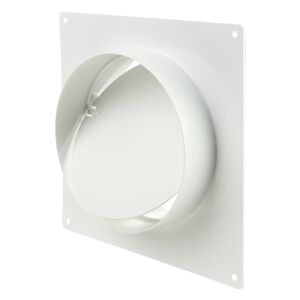 Maueranschluss für Rohre Ø 100 mm mit Rückschlagklappe