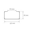 Flachkanalhalter 220 x 90 mm