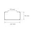 Flachkanalhalter 220 x 90 mm