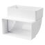 Flachkanalbogen 90° waagerecht, 220 x 90 mm