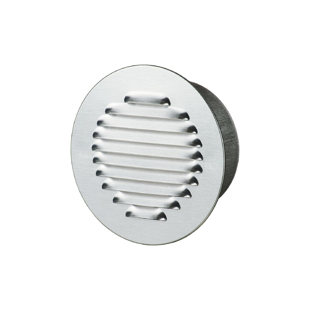 Lüftungsgitter Aluminium Ø 100 mm, mit Insektenschutzgitter