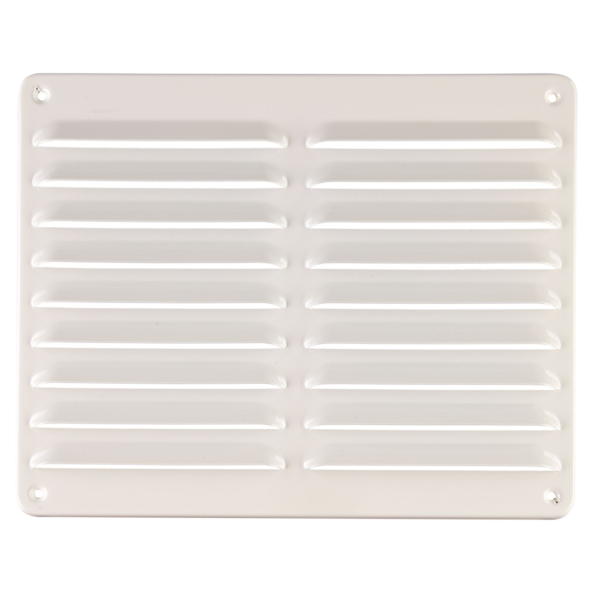 Weißes Lüftungsgitter aus Aluminium