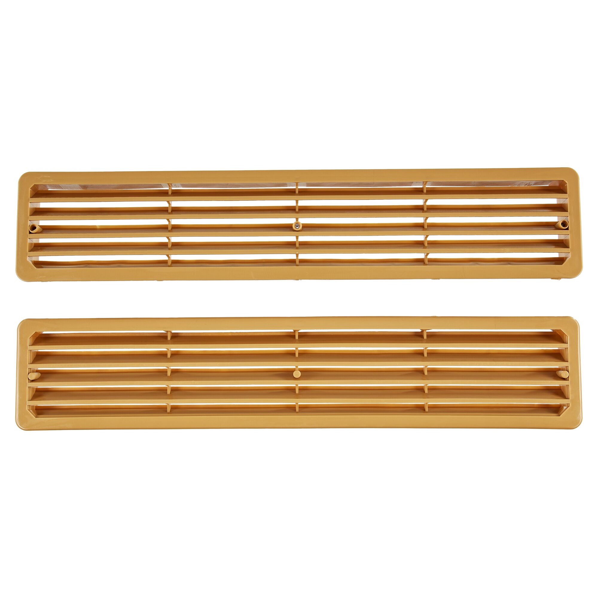 Zwei braune Türgitter